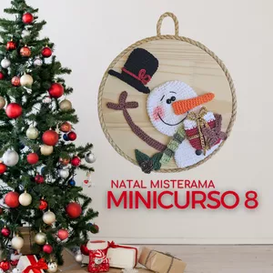 Imagem de capa para o Curso online MINI CURSO 8 - PLAQUINHA DO BONECO DE NEVE 