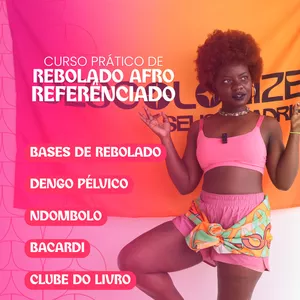 Imagem de capa para o Curso online Aulas práticas de rebolado - Descolonize Seus Quadris