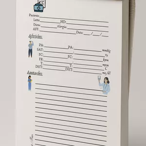 Imagem de capa para o Curso online BLOCO DE NOTAS,  ANOTAÇÕES DA ENFERMAGEM