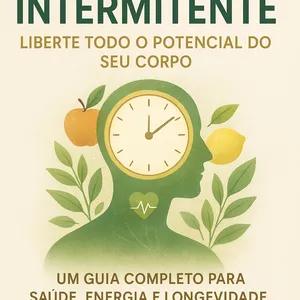 Imagem de capa para o Ebook Jejum Intermitente: Desbloqueie o Potencial Total do Seu Corpo – Guia Completo de Saúde, Energia e Longevidade