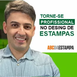 Imagem de capa para o Curso online ABC da Estampa