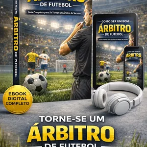 Imagem de capa para o Ebook Como ser um bom Ábitro de Futebol