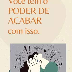 Imagem de capa para o Ebook Eliminando a ansiedade, Você tem o poder de acabar com isso.
