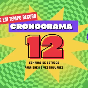 Imagem de capa para o Curso online CRONOGRAMA 12 SEMANAS DE ESTUDOS PARA O ENEM 