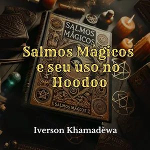 Imagem de capa para o Ebook Salmos Mágicos  e seu uso no  Hoodoo
