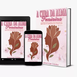 Imagem de capa para o Ebook A Cura da Alma Feminina: 12 feridas emocionais que ninguém vê, mas que te impedem de florescer