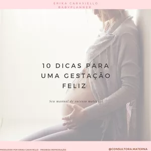 Imagem de capa para o Ebook 10 Dicas para uma Gestação Feliz 