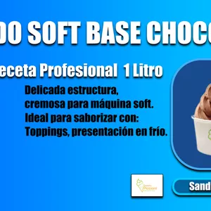 Imagen de portada para Curso online Helado Soft Base Chocolate – Receta Profesional 1 Litro