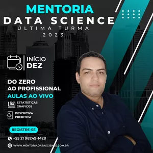 Imagem de capa para o Curso online Mentoria Data Science - Turma 2023
