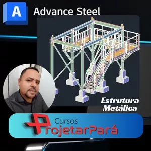 Imagem de capa para o Curso online ESTRUTURA METÁLICA - ADVANCE STEEL