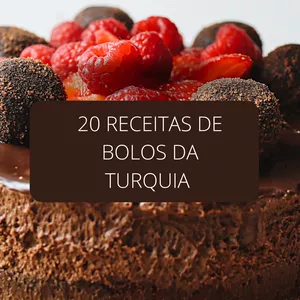 Imagem de capa para o Ebook Receitas de bolo da Turquia 