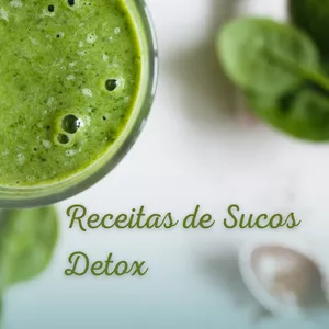 Imagem de capa para o Ebook Receitas de Sucos Detox
