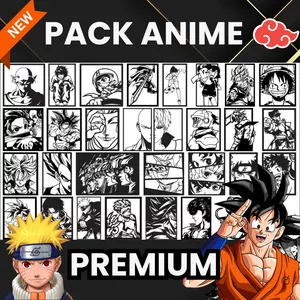 Imagen de portada para Ebook Pack Anime Premium Corte Laser