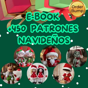 Imagen de portada para Curso online E-Book: +450 Patrones navideños exclusivos