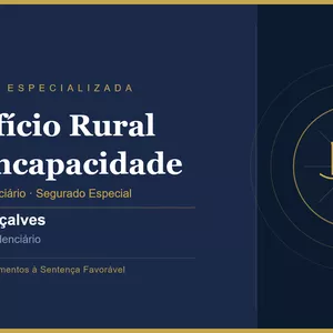 Imagem do curso SEJA MESTRE EM BENEFICIO RURAL POR INCAPACIDADE