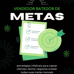 Imagem de capa para o Ebook Vendedor Batedor de Metas