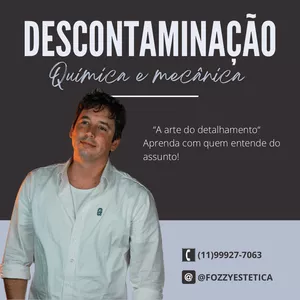 Imagem de Curso de Descontaminação Química e Mecânica Automotiva criado por Fozzy Estetica Automotiva na hotmart