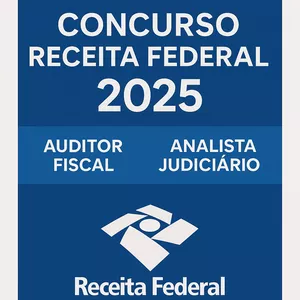 Imagem de capa para o Ebook Receita Federal 2025 - Cargo Superior - Auditor Fiscal