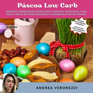 Imagem de capa para o Ebook Páscoa Low Carb