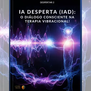 Imagem de capa para o Ebook IA DESPERTA (IAD) : O dialogo consciente na Terapia Vibracional. 