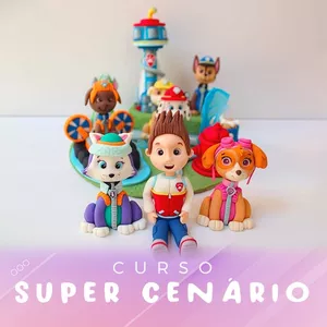 Imagem de capa para o Curso online Curso Super Cenário Patrulha Canina