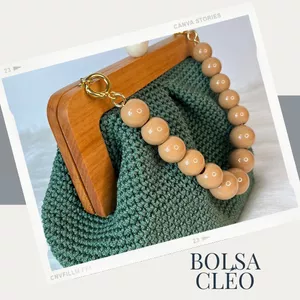 Imagem de Bolsa CLÉO - Curso de Crochê criado por Sarah Oliveira Machado na hotmart