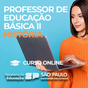 Imagem do curso Curso Preparatório para o Processo Seletivo Simplificado de 2026 de Professor de História do Estado de São Paulo - Online