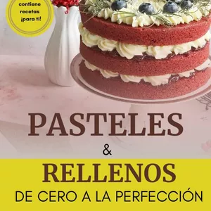Imagen de portada para Ebook Aprende a hacer pasteles y rellenos. De cero a la perfección.