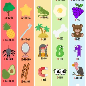 Imagem de capa para o Ebook ALFABETIZAÇÃO METODO FONICO - JOGO ALITERAÇÃO DAS VOGAIS E IMAGENS 