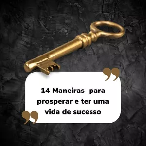 Imagem de capa para o Ebook 14 Maneiras validadas e comprovadas para prosperar