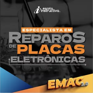 Imagem de capa para o Curso online Especialista em Reparos de Placas Eletrônicas - EMAC 2.0 + TMTD + Imersão