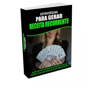 Imagem de capa para o Ebook Estratégias Para Gerar Receita Recorrente