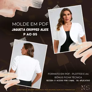 Imagem de capa para o Curso online ✨[Molde em PDF] - Jaqueta Cropped Alice ID 4028581