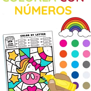 Imagen de portada para Ebook 23 DIBUJOS PARA COLOREAR CON NÚMEROS