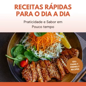 Imagem de capa para o Ebook Receitas Rápidas para o Dia a Dia