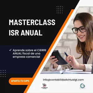 Imagen de portada para Curso online Masterclass ISR ANUAL Fiscal de una Empresa Comercial dentro del ISR Trimestral