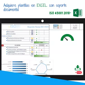 Imagen de portada para Curso online Herramienta Guia en Excel para la implementación de ISO 45001:2018 (OHSMS) Actualizada 2025