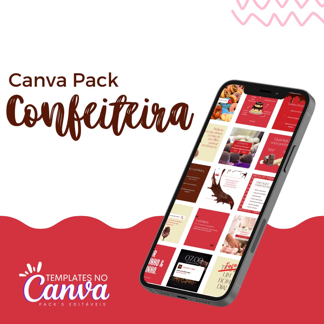 Imagem de Canva Pack Confeitaria criado por Karen Veiga na hotmart