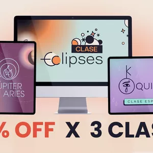 Imagen de portada para Curso online Júpiter en aries + Eclipses + Quirón