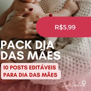 Imagem de capa para o Curso online Pack do Dia das Mães.