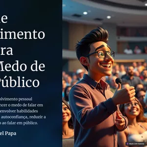 Imagem de capa para o Ebook 05 Técnicas AVASSALADORAS para destruir o Medo de Falar em Publico