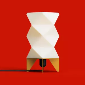 Imagem de capa para o Curso online Arquivo STL - Luminária de Mesa - Tema Origami