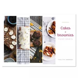 Imagem principal do produto Ebook Cake's & Brownies Funcionais