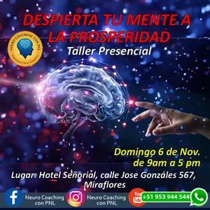 Imagen de portada para Evento presencial Despierta Tu Mente a la Prosperidad