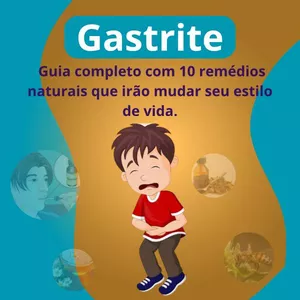 Imagem de capa para o Ebook Gastrite: 10 Remédios Naturais Que Irão Mudar Seu Estilo De Vida.