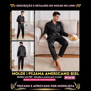 Imagem de capa para o Curso online ✨[Molde em PDF] - Pijama Americano Biel ID 4004610 [PP ao G5]