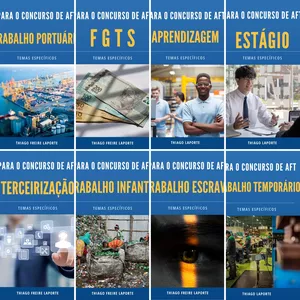 Imagem de capa para o Ebook Combo - temas Específicos pra AFT + Bônus (Inspeção e Fiscalização do Trabalho)