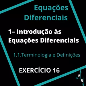 Imagem principal do produto 1.1-16 Introdução Às Equações Diferenciais: Terminologia e Definições