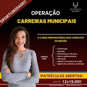 Imagem de capa para o Curso online Curso preparatório - Carreiras Municipais
