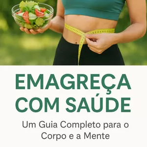Imagem de capa para o Ebook Emagreca com saude .Guia pratico